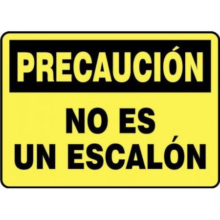 Accuform OSHA CAUTION SAFETY SIGN NOT A STEP SHMSTF649VA